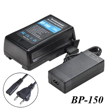 10400mAh BP-150 V-Mount / V-Lock Baterije z USB Vrata in LED Luči + D-Tapnite Adapter za Polnilnik 0