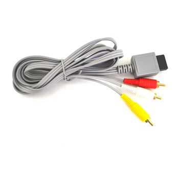 10PCS 1,8 m Komponentni kabel, Audio Video, AV Composite 3 RCA Kabel za Glavni 480p video izhod za Ntdo W-i-i konzole 1