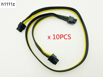 10Pcs Modularni PSU Napajalni Kabli PCI e, Molex 6pin 2 PCI-e 8 pin 6+2pin PCI Express Notranji Delilnik Traku Rudar Kabel 0