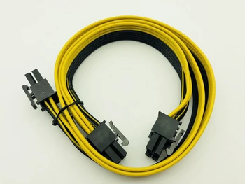 10Pcs Modularni PSU Napajalni Kabli PCI e, Molex 6pin 2 PCI-e 8 pin 6+2pin PCI Express Notranji Delilnik Traku Rudar Kabel 5