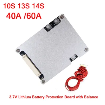 10S 13S 14S 36V 48V 40A 60A Litijeva Baterija Protection Board z Bilanco Li-ion, 3.7 V BMS Celice za Električna Kolesa, eBike UPS 0