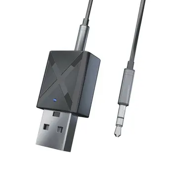 2 v 1, Bluetooth, združljiva 5.0 Oddajnik Sprejemnik TV PC Avto Zvočnik z 3.5 mm AUX kabla za Zvok Glasbe Adapter, slušalke Avto