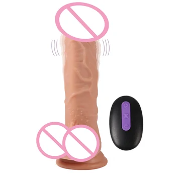 20 Hitro opozarjanje z Vibrator z Brezžičnim Daljinskim Realističen Penis, Vibrator za Ženske Sexy Igrače za Odrasle 18 Sexohop Izdelki 0