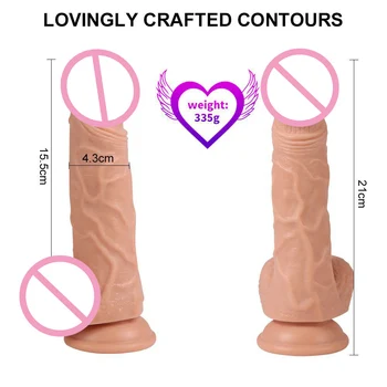 20 Hitro opozarjanje z Vibrator z Brezžičnim Daljinskim Realističen Penis, Vibrator za Ženske Sexy Igrače za Odrasle 18 Sexohop Izdelki 1