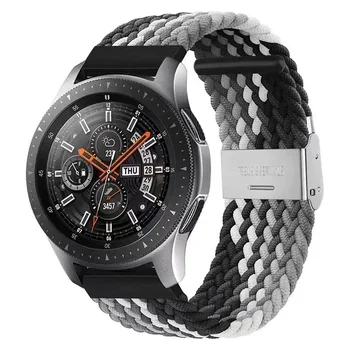 20 mm 22 mm Trak za Huawei GT2e GT2 42mm 46mm Najlon Pleteni Zanke za Samsung Watch 3 Nastavljiv Zapestnica za Amazfit Watch Band 3