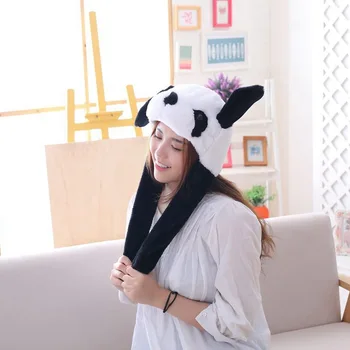 2021 Nov Modni Visoke Kakovosti Dnevni Panda Ukleščenja Uho Klobuk Plišastih, zračna Blazina Uho Pop-up Cute Ples Igrača Kapa Klobuki Darilo za Rojstni dan 2