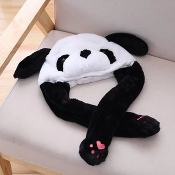 2021 Nov Modni Visoke Kakovosti Dnevni Panda Ukleščenja Uho Klobuk Plišastih, zračna Blazina Uho Pop-up Cute Ples Igrača Kapa Klobuki Darilo za Rojstni dan 5