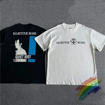 2022ss Martine Rose T-shirt Moški Ženske 1:1 Najboljše Kakovosti Težka Tkanine Prevelik Vrh Tee T Majica 0