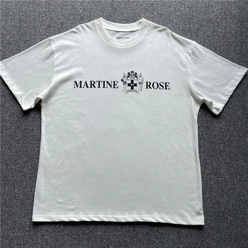 2022ss Martine Rose T-shirt Moški Ženske 1:1 Najboljše Kakovosti Težka Tkanine Prevelik Vrh Tee T Majica 1
