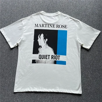 2022ss Martine Rose T-shirt Moški Ženske 1:1 Najboljše Kakovosti Težka Tkanine Prevelik Vrh Tee T Majica 2
