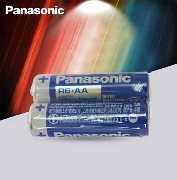 2pcs Panasonic R6 1,5 V Baterije AA Alkalne Baterije, Brez živega Srebra, Suhe Baterije Za Električne Igrače Svetilka Ura Miško