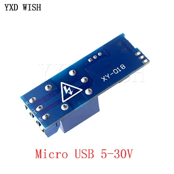 5PCS 5V-30V Micro USB Moč Nastavljiva Zakasnitev Rele Timer Control Modul Sproži Zamudo Stikalo 5V 12V 30V NE555 2