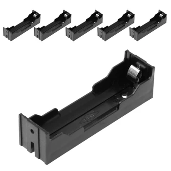 5Pcs/Set DIY ABS Škatla za Shranjevanje 2-Pin Imetnik Primeru Za 1x Li-ionska 18650 Baterijo 3,7 V