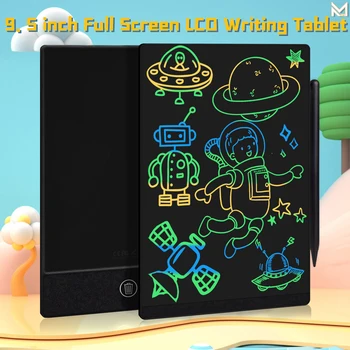 9,5 Palca Celoten Zaslon LCD Risanje Tablete Za Igrače za Otroke Slikarstvo Orodja Elektronika Pisanje Odbor, Fant, Otroci, Izobraževalne Igrače
