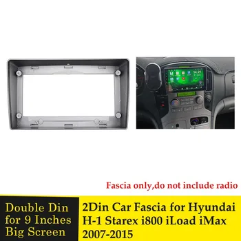 9-palčni Fasxia Car Audio Posnetek Avto Radio Fascijo GPS Navigacija Fascijo Plošča Za HYUNDAI STAREX H1 i800 iLoad iMax 2007-2015