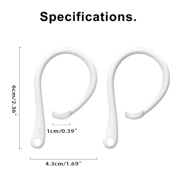 Brezžične Slušalke Imetnik Posnetke Slušalke Anti-izgubil Kljuke Za Apple Airpods Pro3 Udobno Nositi H8WD 2