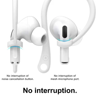 Brezžične Slušalke Imetnik Posnetke Slušalke Anti-izgubil Kljuke Za Apple Airpods Pro3 Udobno Nositi H8WD 5