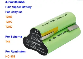 Cameron Kitajsko 2000mAh Lase Clipper Baterije SHB16 za Babyliss T24B, T24C, T24D, Za REMINGTON HC-352, Za SCHERNA T44 0