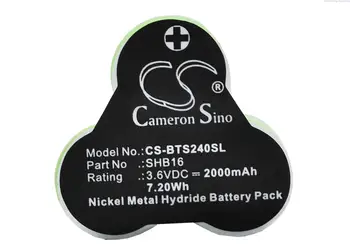 Cameron Kitajsko 2000mAh Lase Clipper Baterije SHB16 za Babyliss T24B, T24C, T24D, Za REMINGTON HC-352, Za SCHERNA T44 3