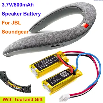 Cameron Kitajsko 800mAh Zvočnik Baterije GSP981438 2S za JBL Soundgear 0