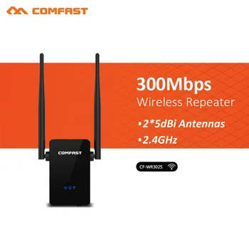 COMFAST CF-WR302S 300Mbps 2* 5dBi Antene WIFI Brezžični Wifi Usmerjevalnik wifi Signal Repetitorja Ojačevalnik