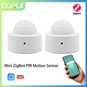 CORUI Tuya Zigbee3.0 Brezžično Smart Človeško Telo Mini Senzor Gibanja PIR Infrardeči Alarmni Senzor Smart Life APLIKACIJO Smart Home Pripomočke