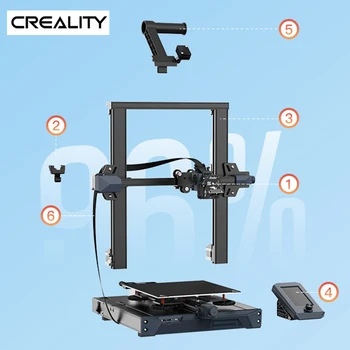 CREALITY 3D Tiskalnik Edaja-3 S1 Tiho Motherboard Podpira Nadaljevanje Izpada Tiskanje CR Dotik Samodejno Posteljo Izravnavanje Tiskalnik 2
