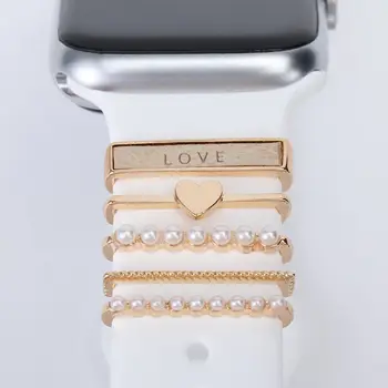 Dekoracija Za Apple watch Band 49 mm Diamantni Nakit Čare Silikonsko Zapestnico iWatch Ultra Galaxy Watch 4/5 pro Traku Accessorie 0