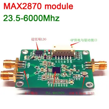 DYKB MAX2870 modul RF signala vir 23.5-6000Mhz za 0,5 PPM visoko natančnost, nizka raven hrupa PLL phase locked loop 0