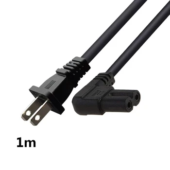 IEC320 C7, Da NAS Električni Vtič Razširitev Napajalni Kabel Kabel 2Pin Desno pod Kotom Slika 8 Za Samsung XBOX PS4 Laptop 1M