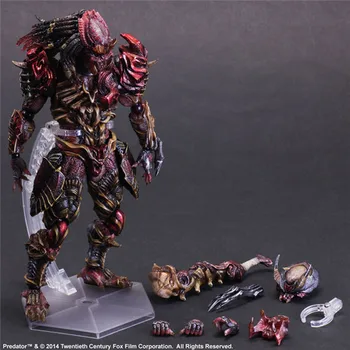 Igrajo Umetnosti Alien VS Predator Brazgotina Predator Akcijska Figura Model Igrača 28 cm