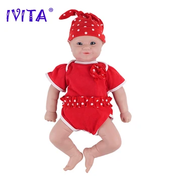 IVITA WG1563 17.71 palčni 3.18 kg 100% za Celotno Telo, Silikonski Prerojeni Baby Doll Realne Dekle Unpainted Lutke DIY Prazno Otroci Igrače 0