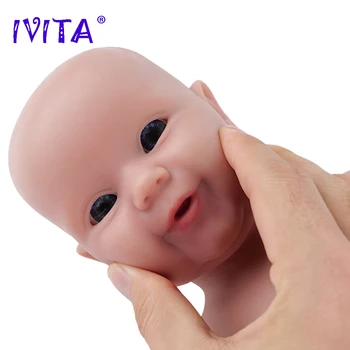 IVITA WG1563 17.71 palčni 3.18 kg 100% za Celotno Telo, Silikonski Prerojeni Baby Doll Realne Dekle Unpainted Lutke DIY Prazno Otroci Igrače 4