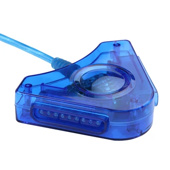 Kebidu Gamepad Krmilnika za USB Adapter Pretvornik-Kabel za PlayStation 2 PS1 PS2 Joypad za PC Igre Dvojna Vrata brez CD Gonilnika 1