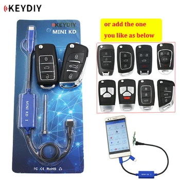 KEYDIY Mini KD Key Generator Upravljalniki Skladišča v Vašo Podporo za Telefon Android, Da Več Kot 1000 Auto Upravljalniki + B Series Daljavo
