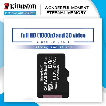Kingston mini Pomnilniško Kartico 256GB C10 Micro SD Kartico 16GB 32GB 64GB 128GB Razred 10 U1 Bliskavica TF Kartice Microsd za Pametni telefon, Računalnik 0