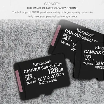 Kingston mini Pomnilniško Kartico 256GB C10 Micro SD Kartico 16GB 32GB 64GB 128GB Razred 10 U1 Bliskavica TF Kartice Microsd za Pametni telefon, Računalnik 4