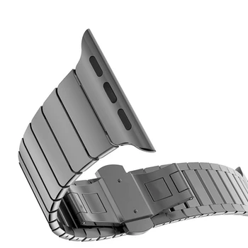 Kovinski trak za Apple watch Ultra 49 mm 8 7 45mm 41mm iz Nerjavečega jekla zamenjava zapestnica Za iwatch 6 5 4 3 MP 44 42mm 40 mm 1