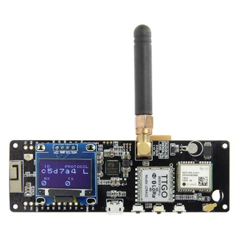 LILYGO® TTGO T-Žarek V1.1 ESP32 433/868/915Mhz WiFi Modul Bluetooth ESP32 GPS NEO-6M SMA LORA 18650 Baterijo Imetnik OLED 0