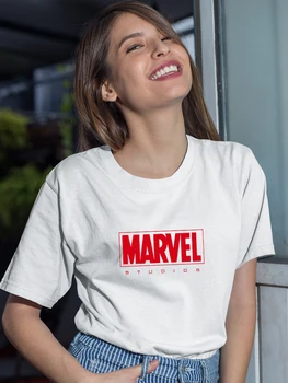 Marvel Tshirt Ženske 2022 Nove Modne Kratke Rokave Priložnostne Majice, Vrhovi Tee Hitro Dostavo ženska Oblačila Rusija Brezplačna Dostava 0