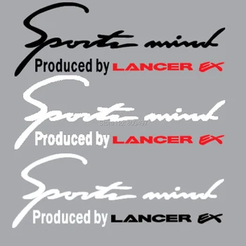 Nov Slog za Šport Um Pridobiva z Lancer EX Sports Nalepke Avto Opremo Dekorativni Odsevne Nalepke za Mitsubishi Lancer EX 1