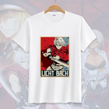 Novi Anime Plunderer Licht Bach cosplay T-shirt moški majica Kratek Rokav Vrhovi Tee 2