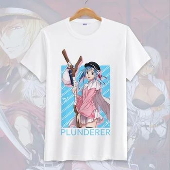 Novi Anime Plunderer Licht Bach cosplay T-shirt moški majica Kratek Rokav Vrhovi Tee 4