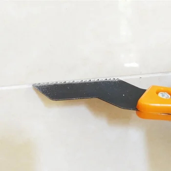 Novo 1 Nastavite 5pcs strešnik vrzel injekcijsko odstranjevalec orodje Rezilo Skupno Kavljem Nož za stenske, Talne šiv Lepilo Cementa lepoto šivanje Notcher Collator 2