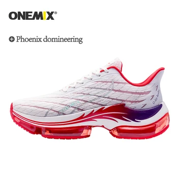 ONEMIX 2021 Visoke Kakovosti Čevlji za Moške Zračne Blazine Atletske Dihanje, Dušenje Fitnes Čevelj na Prostem Ženske Priložnostne Trener 4