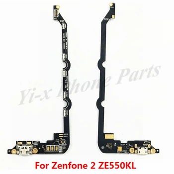 Polnjenje prek kabla USB Za Asus Zenfone 2 Laser ZE550KL Usb Charge vrata delov, polnjenje prek kabla USB spojnik Mikrofona