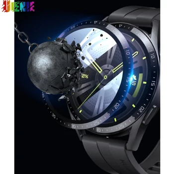 Polno Kritje Ukrivljen Rob Screen Protector Za Huawei Watch GT 3 46mm Smartwatch gledal film Za Huawei GT3 Watch Dodatki 2
