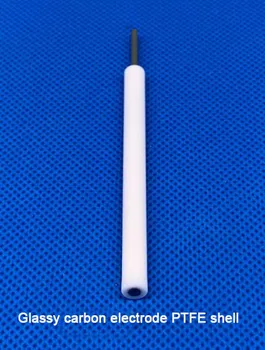 Prozorno ogljikovih elektrod 3 mm/L vrste steklasto ogljikovih elektrod POKUKATI/PTFE delovnih elektrod