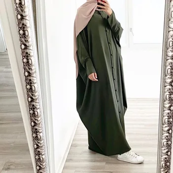 Ramadana Ženske Modni Abaya Obleko Enega Kosa Molitev Abaya Hidžab Obleke Tam Kaftan Haljo Dolgo Khimar Skromno Islamske Dubaj Oblačila Eid 2