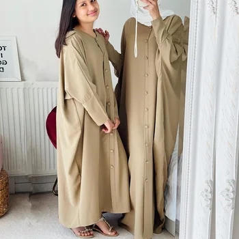Ramadana Ženske Modni Abaya Obleko Enega Kosa Molitev Abaya Hidžab Obleke Tam Kaftan Haljo Dolgo Khimar Skromno Islamske Dubaj Oblačila Eid 5